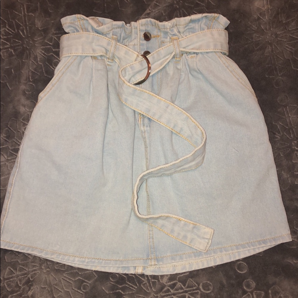 SHEIN paperbag waisted skirt.